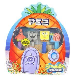 PEZ SpongeBob SquarePants 25th Anniversary Collectible Gift Box Set. BRAND NEW.